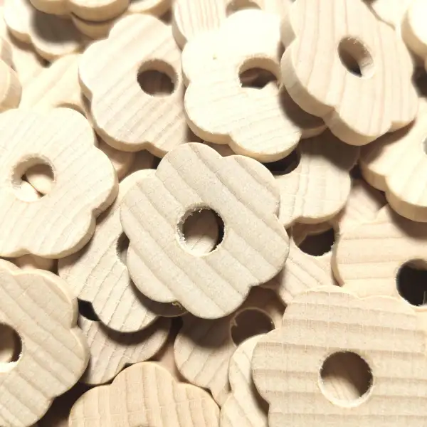 Fiori di Legno Levigati – Decorazioni e Bomboniere Fai da Te